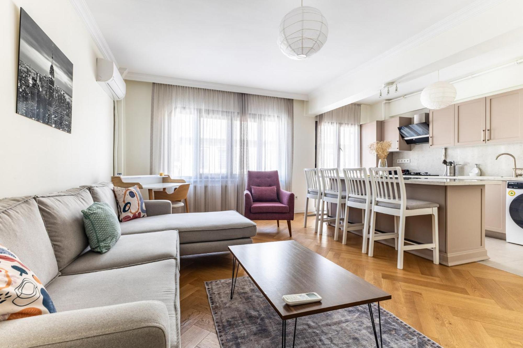 Chic Flat 5 Min To Moda Pier Istanbul Ngoại thất bức ảnh